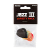 Dunlop Jazz III Pick Variety Pack, 6 Pack