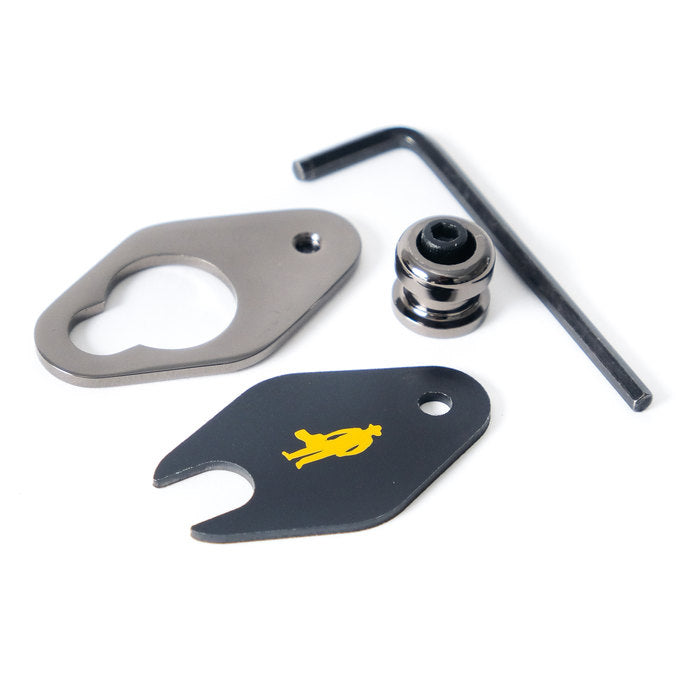 Music Nomad Acousti-Lok Strap Lock Adapter for Taylor Guitars with 9-Volt End Pin Battery Pack - Bananas at Large®