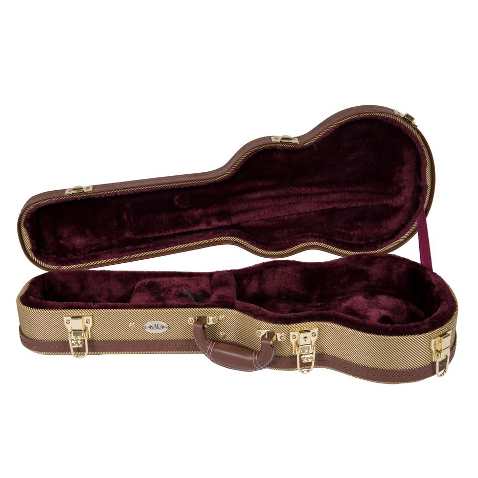 Kala TCS-AT Soprano Tweed Archtop Ukulele Hardcase