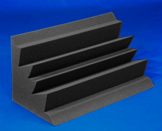 12" x 12" x 24" Corner Bass Absorbers-Charcoal - Bananas at Large®
