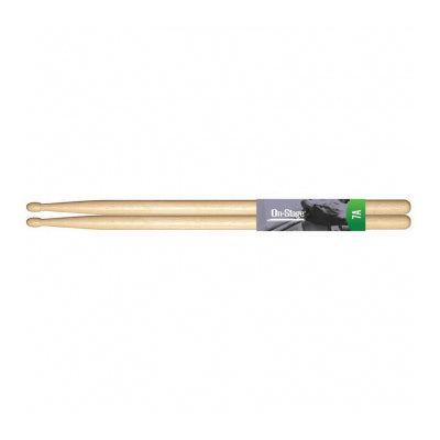 American Made Hickory Drumsticks 7A Wood Tip Pair