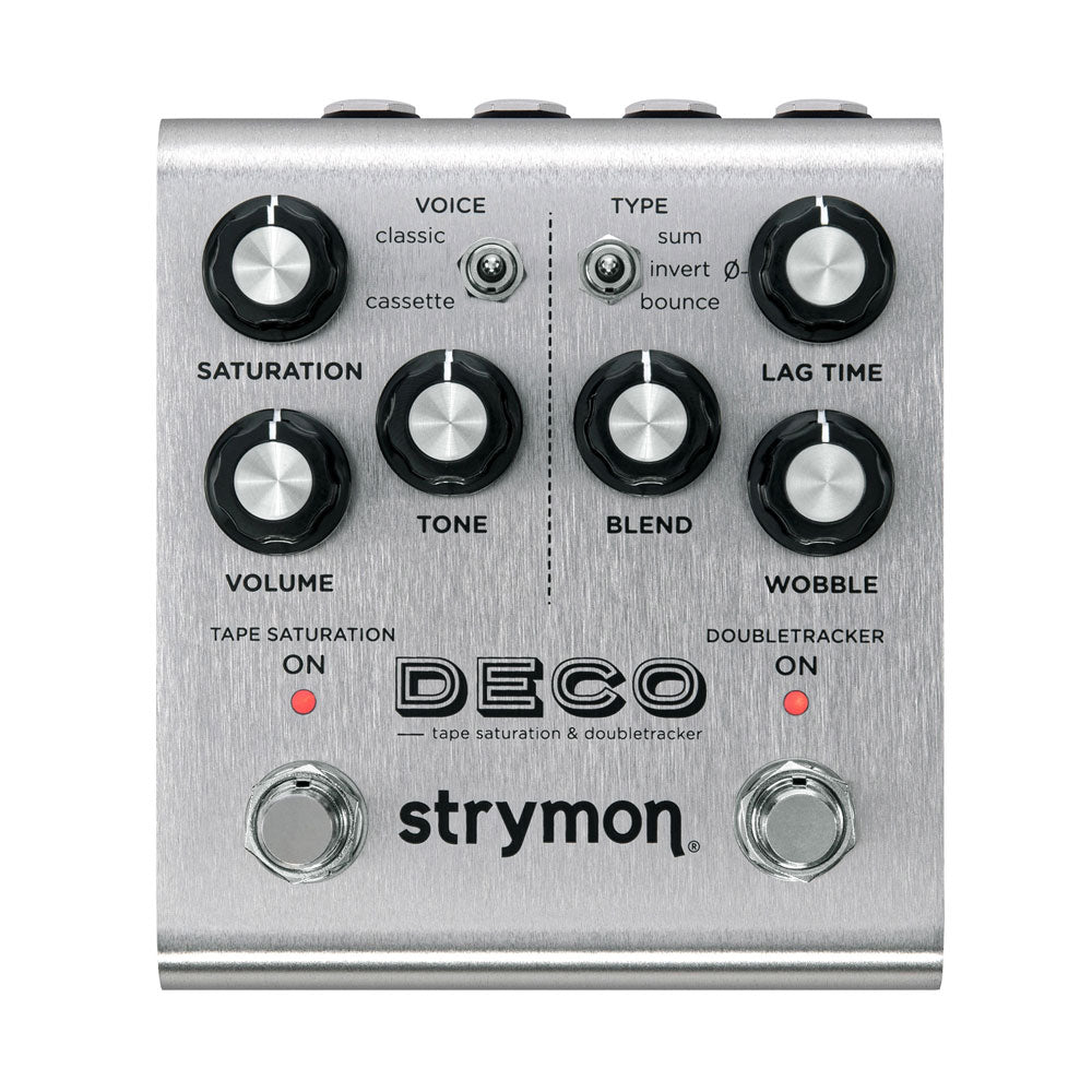 Strymon Deco V2 Next Generation Tape Saturation & Doubletracker effects pedal - Bananas at Large®