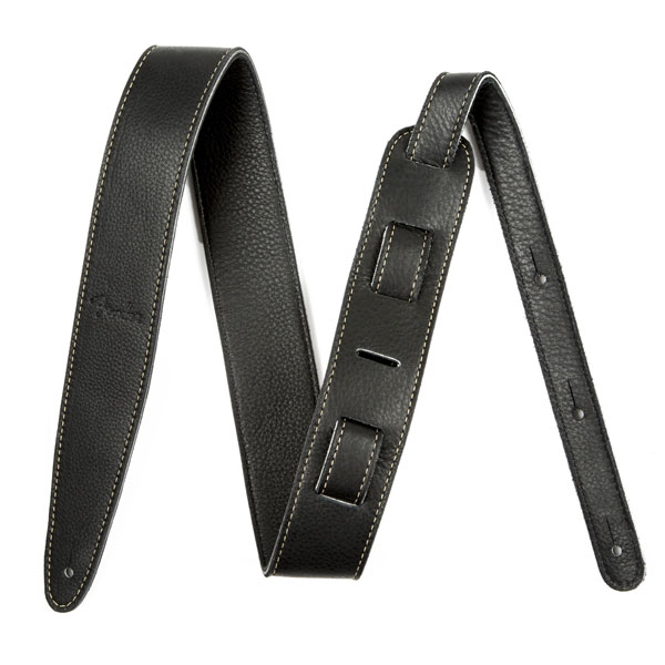Fender 2 in. Artisan Crafted Leather Straps - Black - Bananas At Large®