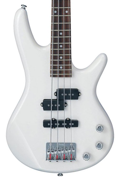Ibanez GSRM20 Mikro Electric 4 String Bass - Pearl White - Bananas at Large - 1