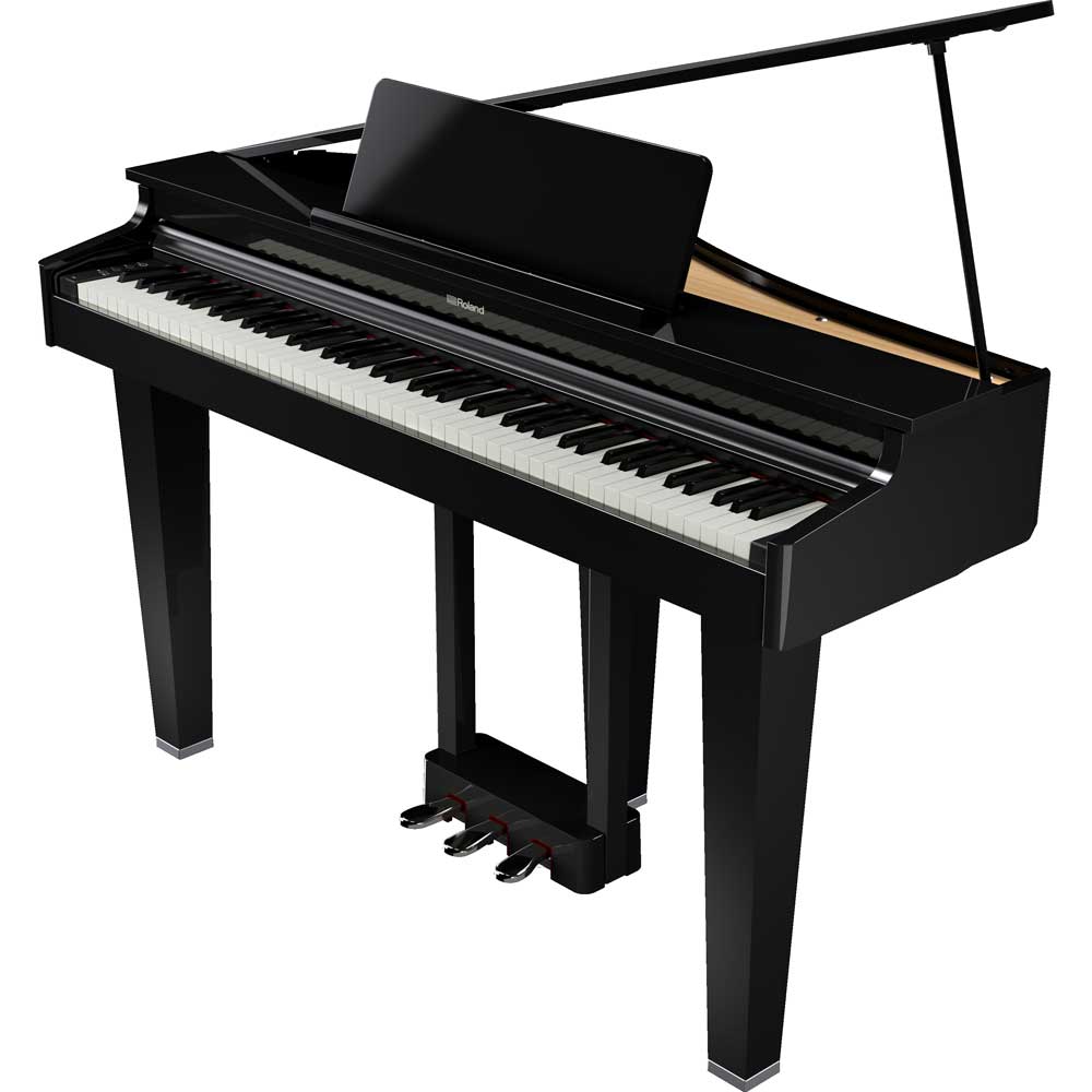 Roland GP-3-PE Compact Grand Digital Piano - Polished Ebony