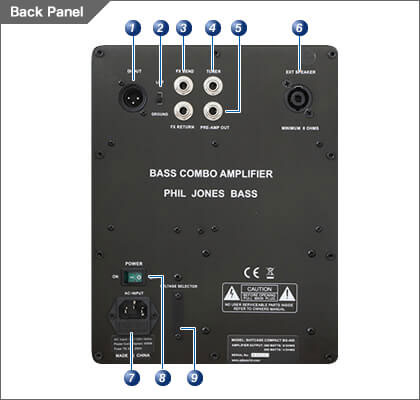 Phil Jones Suitcase BG-400 Compact 300W Bass Combo Amp - Red