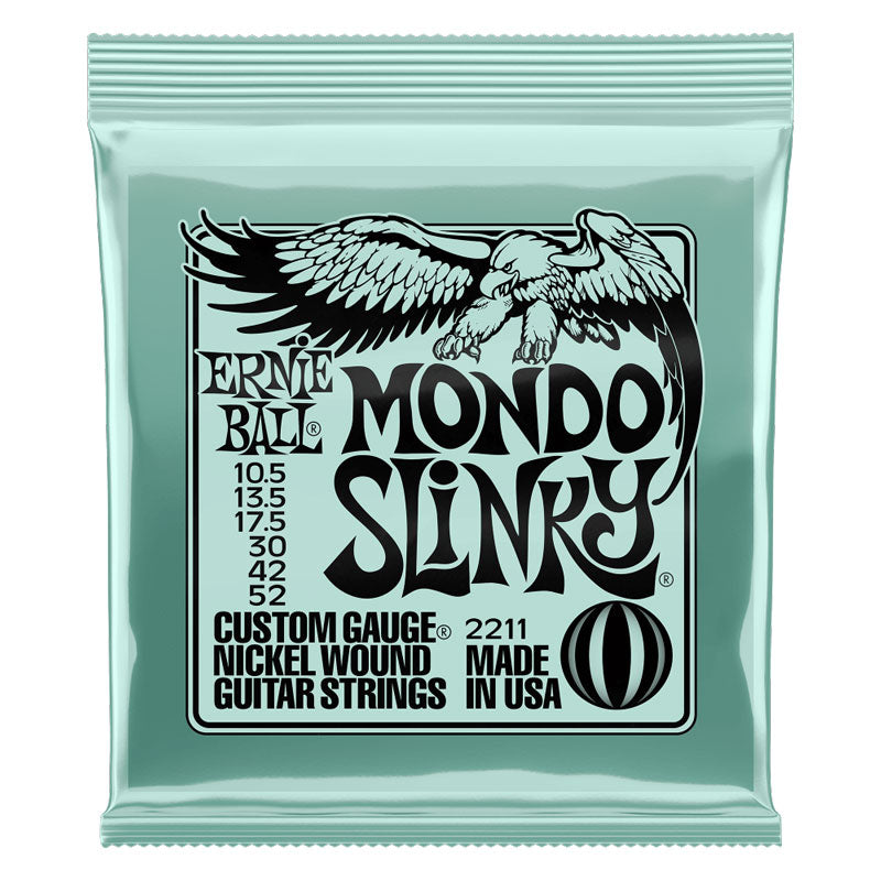 Ernie Ball Mondo Slinky Nickel Wound Electric Guitar Strings, 10.5-52 - Bananas at Large®