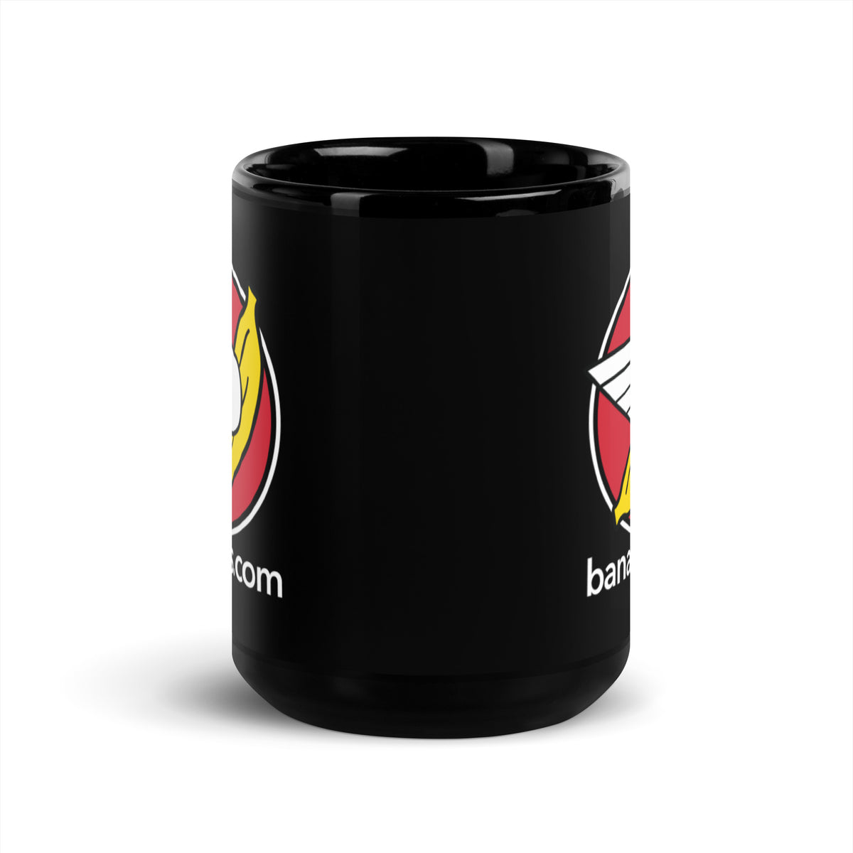 Bananas at Large® Black Glossy Mug - Icon Logo