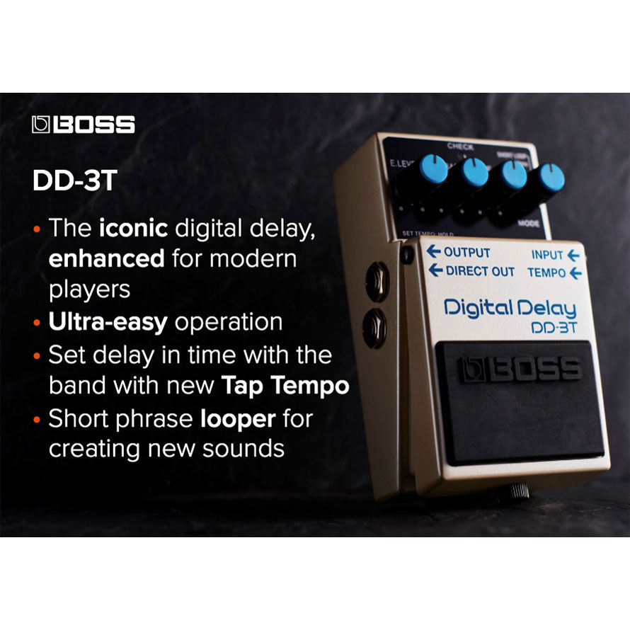 BOSS DD-3T Digital Delay Pedal – Bananas At Large Inc.® Musical Instruments & Pro Audio