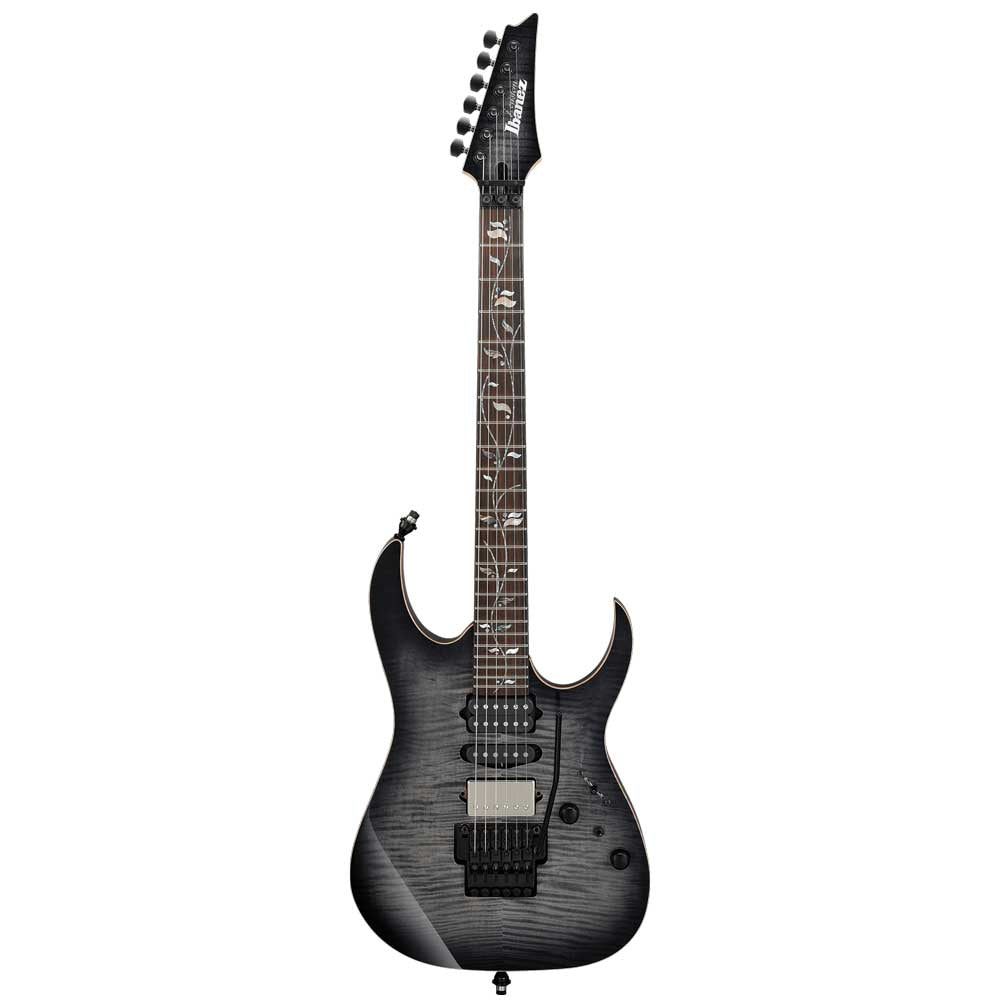 Ibanez RG J Custom Axe Deign Lab 6-String Electric Guitar with Case - Black Rutile