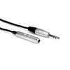Hosa Pro Headphone Extension Cable, 1/4in TRS to 1/4in TRS, 10ft