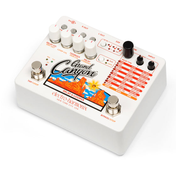 Electro-Harmonix Grand Canyon Delay and Looper – Bananas At Large Inc.® Musical Instruments & Pro Audio