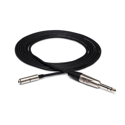 Hosa Pro HXMS-010 Headphone Adapter Cable, REAN 3.5mm TRS to 1/4in TRS - 10ft