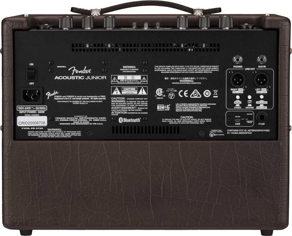 Fender Acoustic Junior 100-Watt 1x8 Acoustic Guitar Amplifier