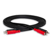 Hosa - CRA-203 3m Stereo Interconnect Cable - Dual RCA Male to Same