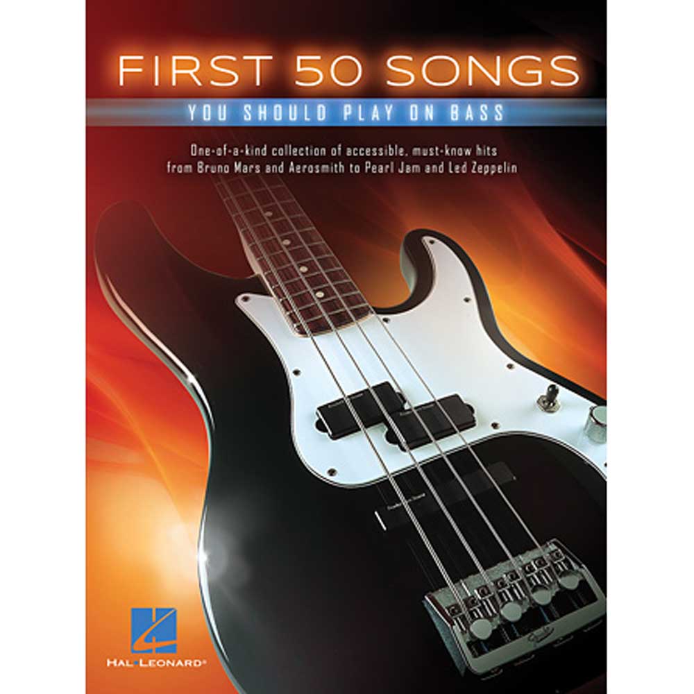 Hal Leonard - HL00149189 - First 50 Songs You Should Play on Bass - Bananas at Large®