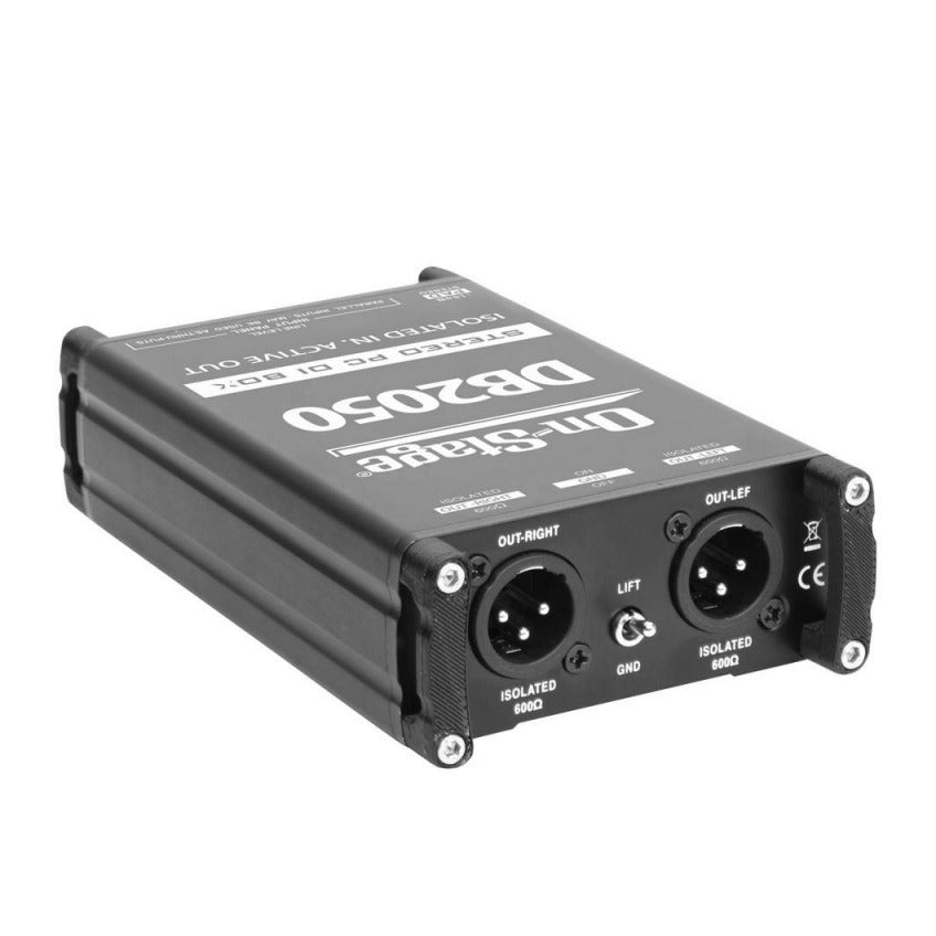 On-Stage DB2050 Active Stereo Multimedia DI Box