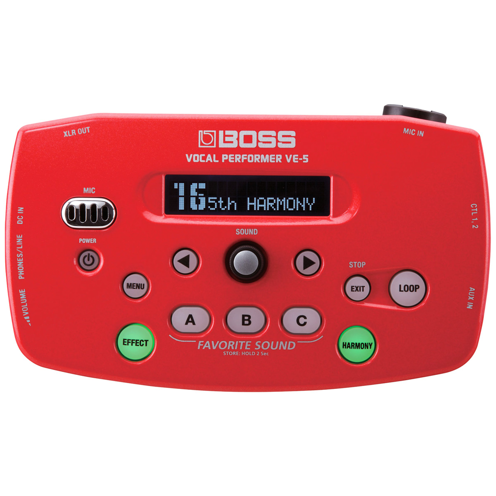 Boss VE-5-RD Vocal Performer - Red - Bananas at Large - 1