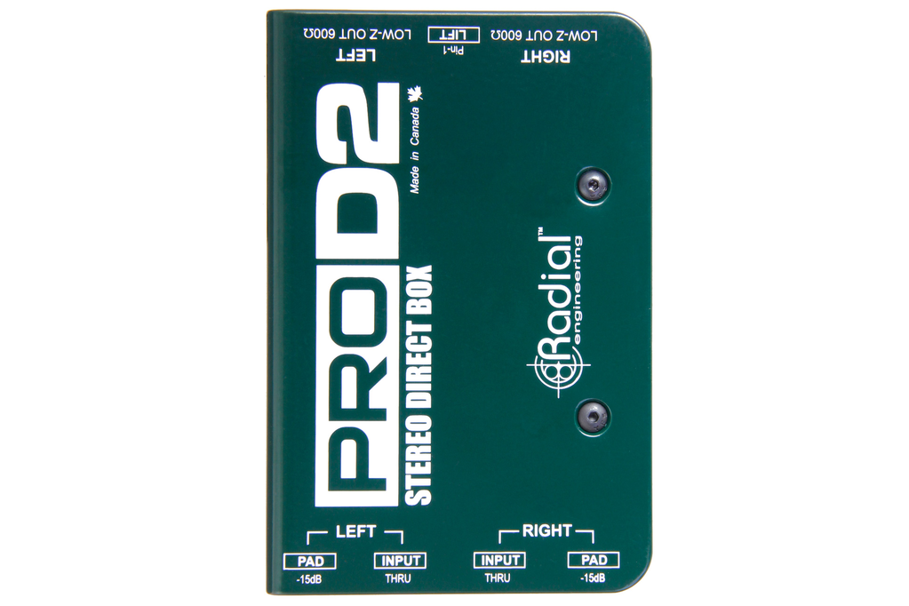 Radial ProDI Passive Direct Box – Bananas At Large Inc.® Musical