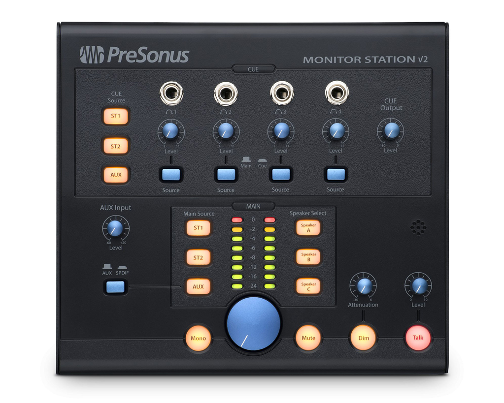 Presonus Monitior Station V2 Desktop Studio Control Center with SPDIF input - Bananas at Large - 1