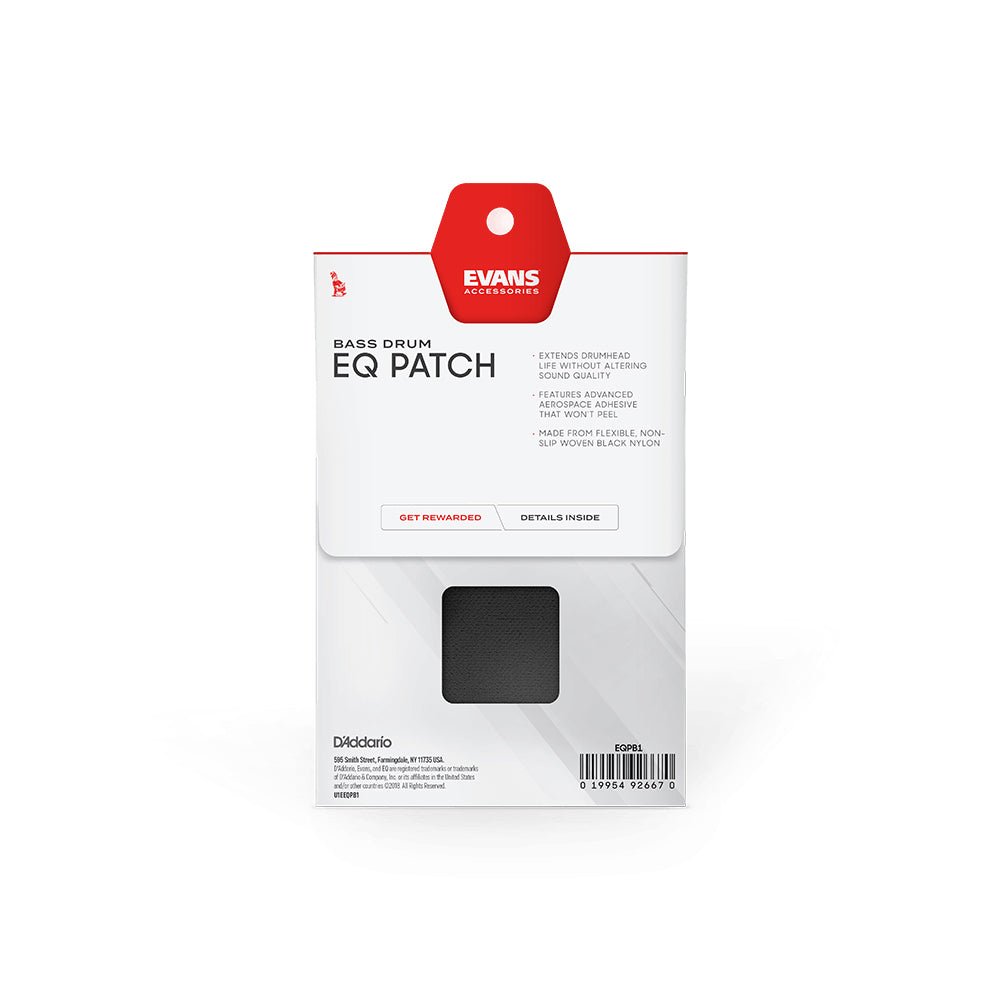 Evans EQ PATCH Black Nylon Single Patch - Bananas at Large®