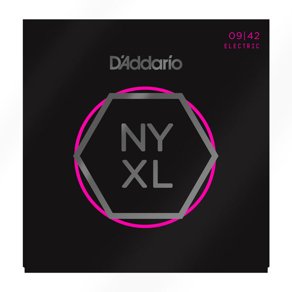 DAddario NYXL0942 3-Pack Nickel Wound Super Light Electric Guitar Strings - Bananas at Large