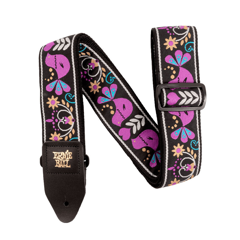 Ernie Ball Purple Bird Lupin Jacquard Strap - Bananas at Large®
