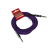 Strukture SC186W 18.6ft Instrument Cable, Woven Purple - Bananas at Large