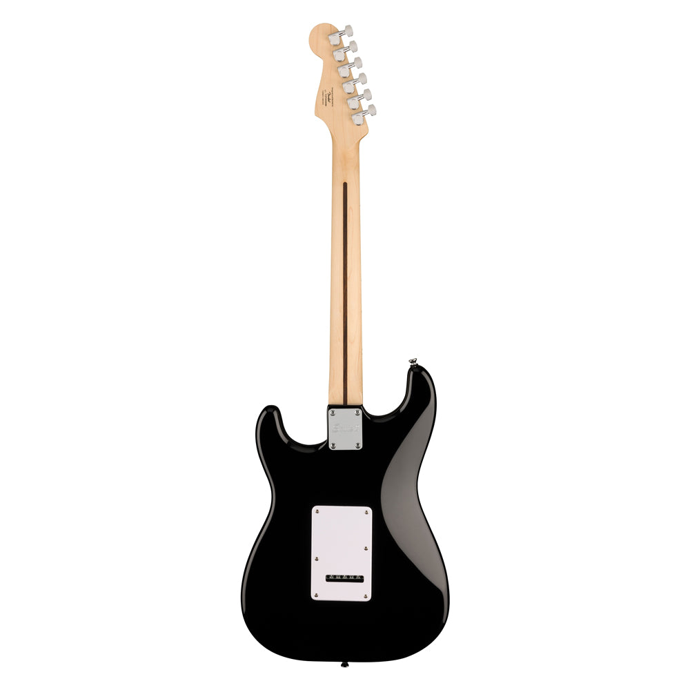 Squier Sonic Stratocaster, Maple Fingerboard, White Pickguard - Black