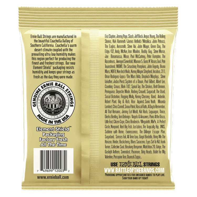 Ernie Ball P02003 Earthwood Medium Light 80/20 Bronze Acoustic Guitar Strings - 12-54 Guage - Bananas at Large®