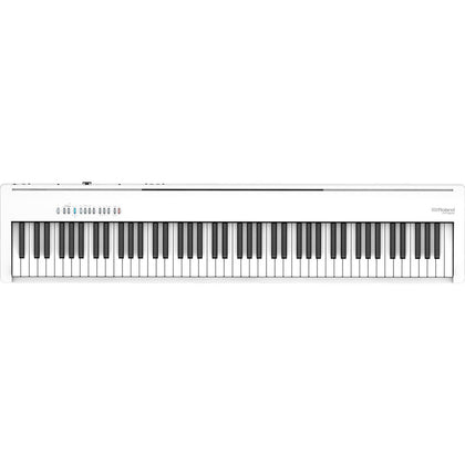 Roland FP-30X Weighted 88-Key Digital Piano with Pedal and Music Rest - White