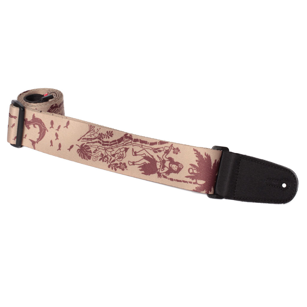 Henry Heller HSUB2-42 2 in. Polyester Sublimation Printed Guitar Strap - Bananas At Large®