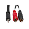 Hosa CMR-225 Stereo Breakout Cable - 3.5 mm TRS to Dual RCA - 25 ft.