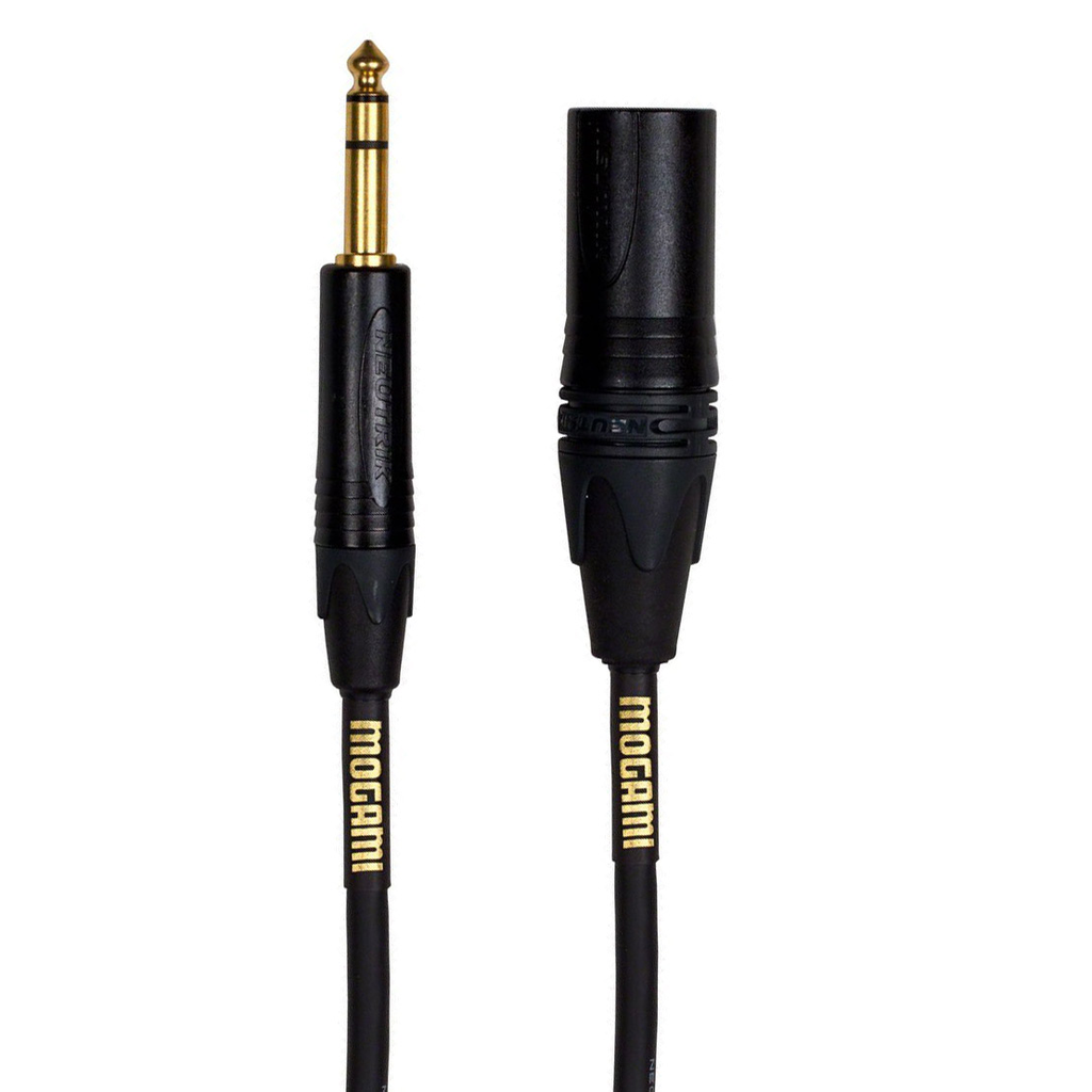 Mogami Gold TRS-XLRM Speaker Cable, 1/4 in. to XLR - 6 ft.