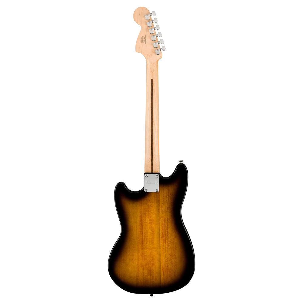 Squier Sonic Mustang Electric Guitar - 2-Color Sunburst with Maple Fingerboard & White Pickguard