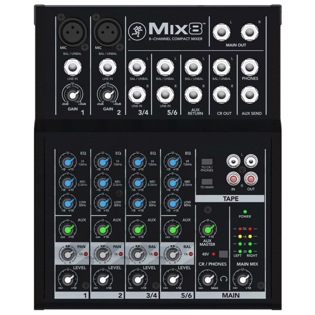 Mackie Mix8 Mix 8-channel Compact Mixer - Bananas at Large - 1