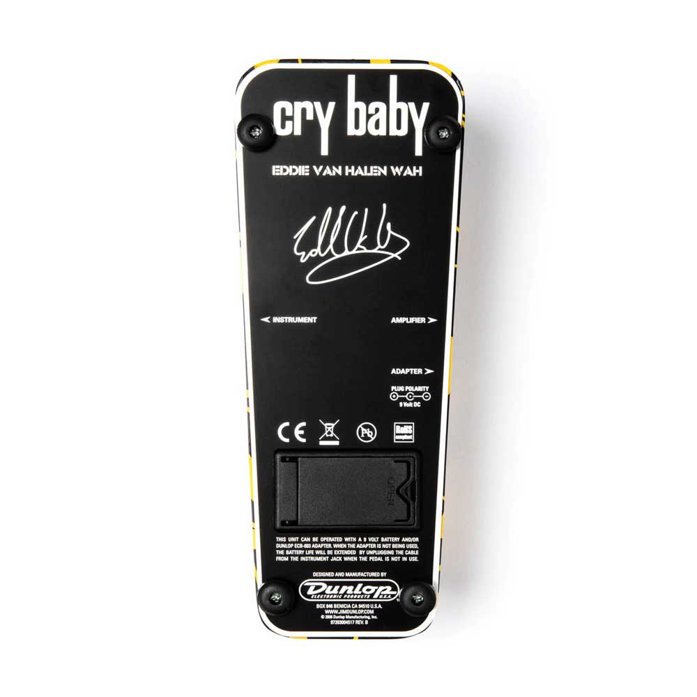 jim dunlop wah wah pedal Dunlop Crybaby Signature Series EVH Wah Pedal – Bananas At Large Inc.® Musical Instruments & Pro Audio