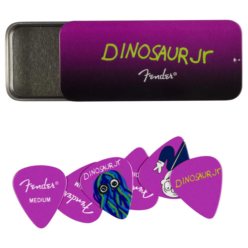J Mascis Dinosaur Jr Pick Tin, Medium, Set of 6