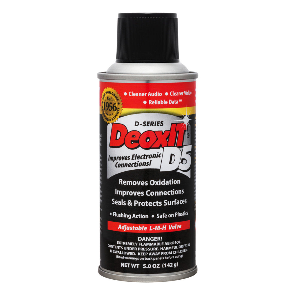 CAIG DeoxIT D5 Contact Cleaner - 5 oz. Spray Can