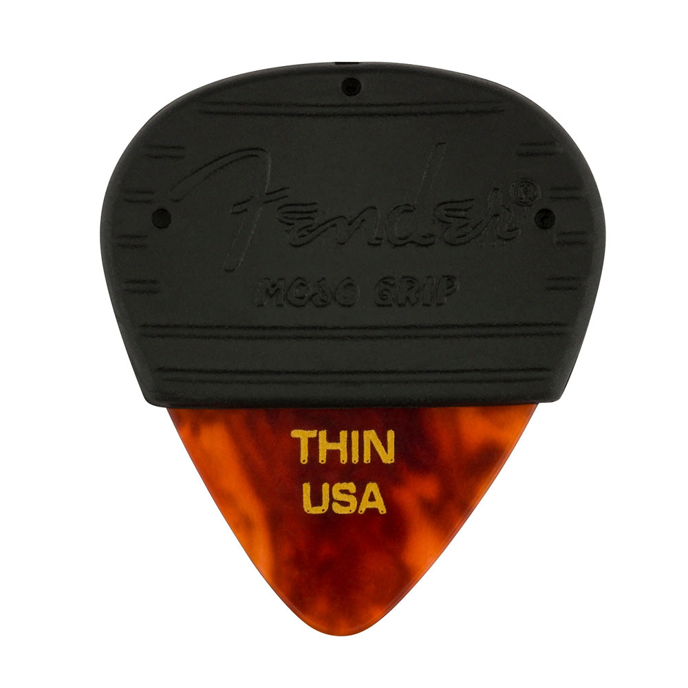 Fender Mojo Grip Thin Picks, Celluloid 3-Pack - Tortoise Shell - Bananas at Large®