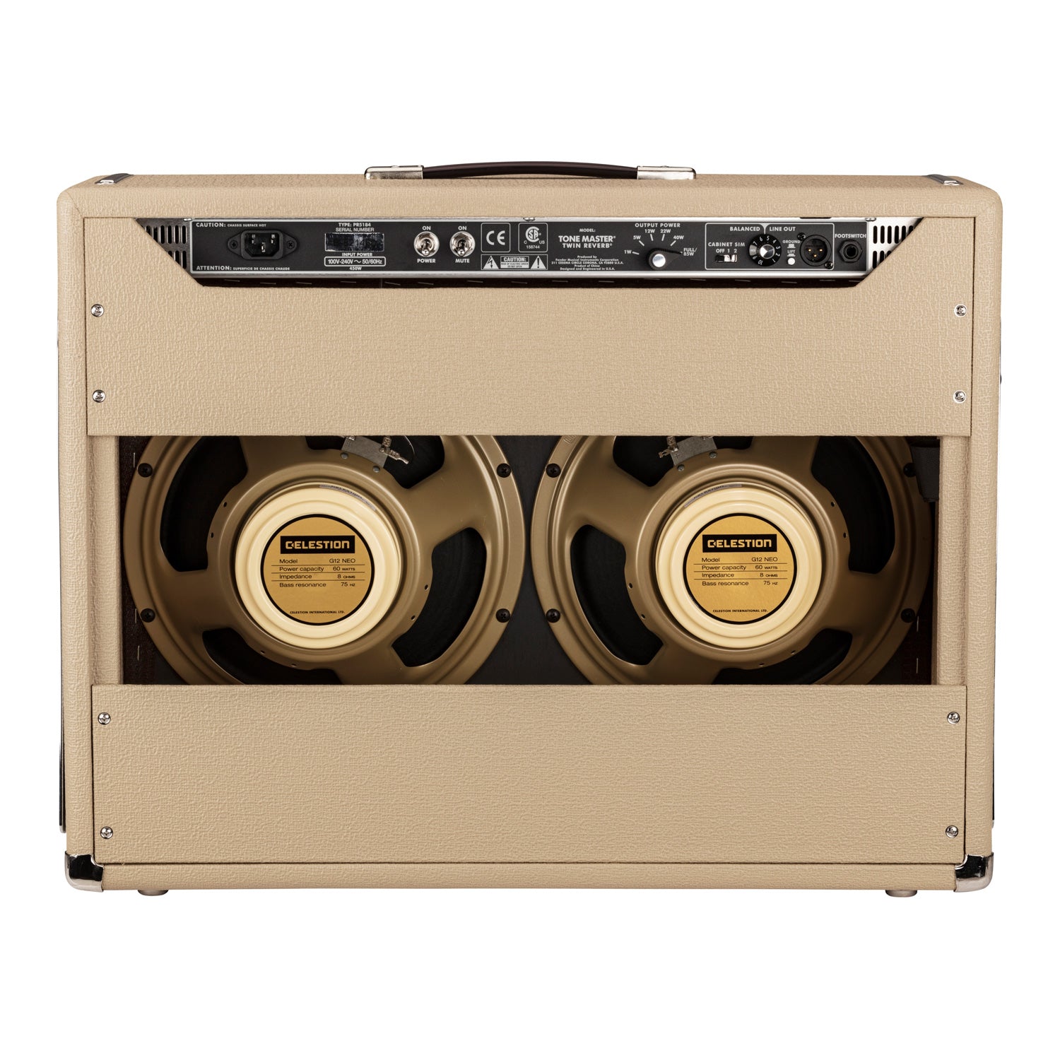 Fender Tone Master Twin Reverb Guitar Amp - Blonde – Bananas at 