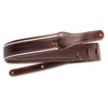 Taylor 4108-25 Century Cordovan Leather 2.5 in. Guitar Strap - Medium Brown and Ivory