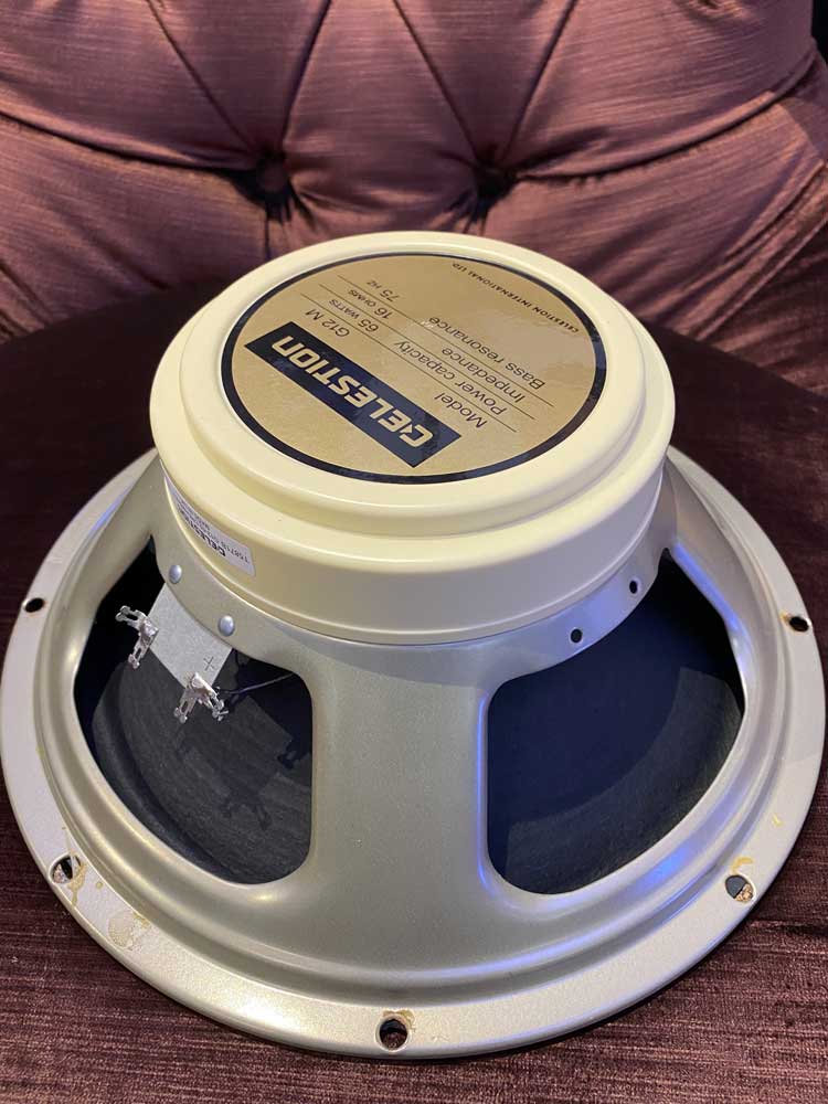 Celestion G12M-65 Creamback 12inch 65-Watt Speaker-16Ohm (Pre-Owned)(Joe Satriani Private Collection) - Bananas at Large®