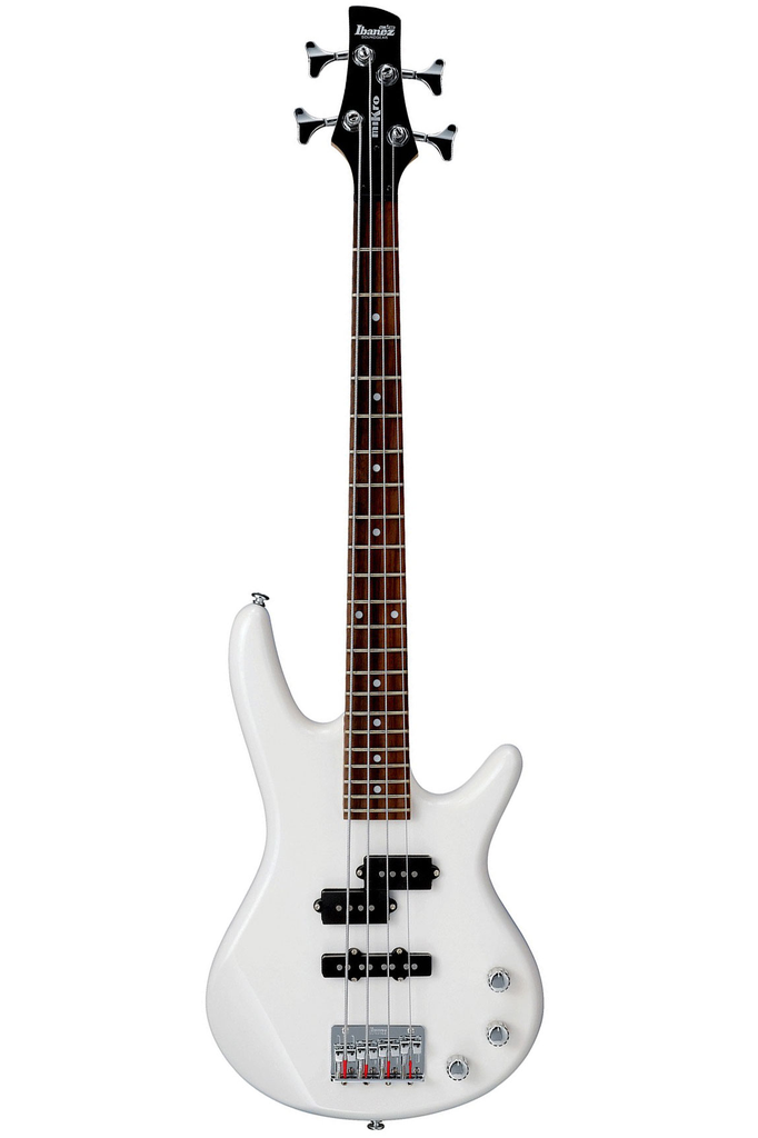 Ibanez GSRM20 Mikro Electric 4 String Bass - Pearl White - Bananas at Large - 2