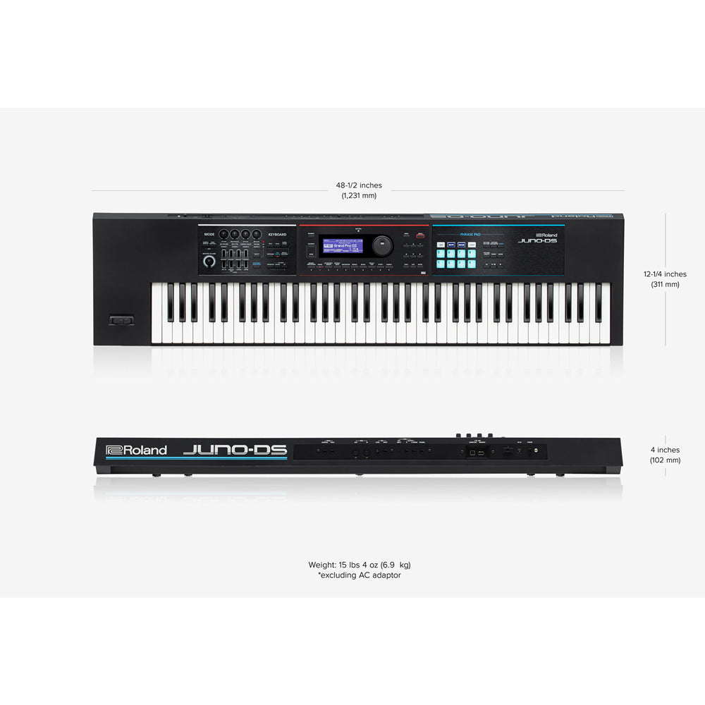 Roland JUNO-DS76 76-Key Portable Synthesizer Keyboard