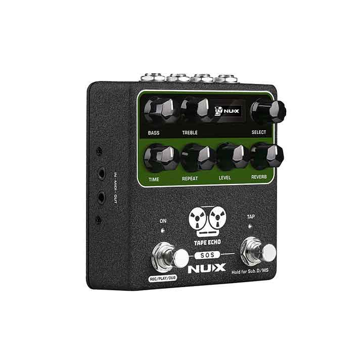 NUX NDD-7 Tape Echo w/ SOS Stereo Phrase Looper Pedal – Bananas At