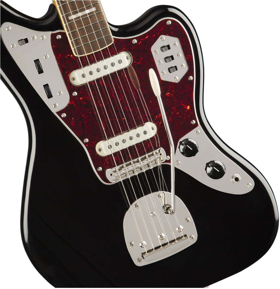 Fender Squier Classic Vibe '70s Jaguar Guitar, Laurel Fingerboard - Black