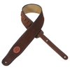 Levy's 2 1/2 in. wide brown suede guitar strap. - Bananas at Large