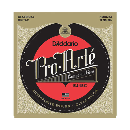 DAddario EJ45C Pro-Arte Composite Normal Tension Classical Strings - Bananas At Large®