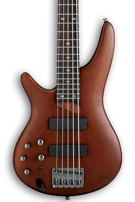 Ibanez SR505 Left Handed 5-String Electric Bass - Brown Mahogany